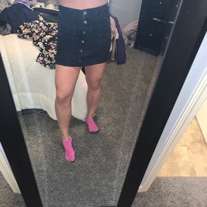 forever 21 jean skirt
